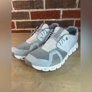 ON CLOUD 5 Terry Shoes Men's US 11.5 Slip on Running Sneaker Glacier White